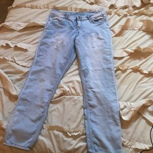 Straight leg boyfriend jeans